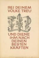 Propaganda WK II Wochenspruch Der NSDAP Folge 23 1942 I-II (Ecke Abgestoßen) - War 1939-45