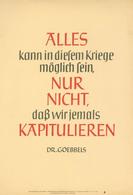 Propaganda WK II Wochenspruch Plakat 24 X 35 Cm I-II - Oorlog 1939-45