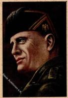 Mussolini WK II Sign. Bellini. Dandolo Künstlerkarte I-II - War 1939-45