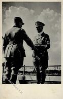 Hitler Konstantin Hierl WK II   Foto AK I-II - Guerre 1939-45