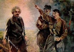 HITLER WK II - HITLER Verweißt EINSTEIN Des Landes, 1934 - Rücks. Kratzstelle! - Guerre 1939-45