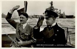 HITLER WK II - PH 352 Hitler Mit Admiral RAEDER I - Guerre 1939-45