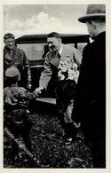 Hitler WK II Pimpf Foto AK I-II - Guerre 1939-45