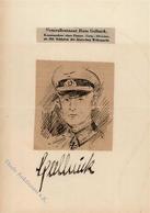 Ritterkreuzträger WK II Generalleutnant Gollnick, Hans Handgemacht Aus Zeitungsausschnitten Mit Unterschrift KEINE AK - Guerre 1939-45