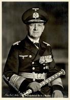 Ritterkreuzträger WK II Raeder Dr. H.c. Großadmiral Foto AK I-II - War 1939-45