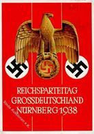 Reichsparteitag Nürnberg (8500) 1938 I-II (abgestoßen) - War 1939-45