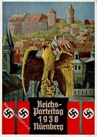 Reichsparteitag Nürnberg (8500) 1938 Künstler-Karte I-II (Eckbug) - War 1939-45