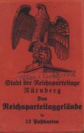 REICHSPARTEITAG NÜRNBERG WK II - Kpl. 12 Versch. RP-Ak Als Leporello Mit Umschlag I-II - War 1939-45