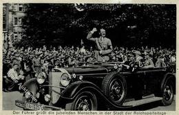 RP NÜRNBERG WK II - Hitler Begrüßt Die Jubelnden Menschen - I-II - War 1939-45
