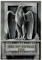BERLIN WK II - GRÜNDUNGSTAG D. DRITTEN REICHES Gedentag 30.1.39 Mit S-o I-II - Weltkrieg 1939-45