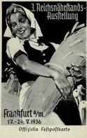 FRANKFURT/Main WK II - 3. REICHSNÄHRSTANDS-AUSSTELLUNG 1936 - Festpostkarte Sign. HOHLWEIN I - Guerra 1939-45