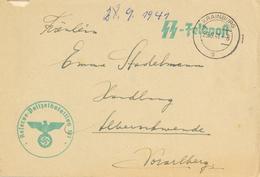 SS Feldpost Krainburg Slowenien Reserve Polizeibatallion Brief Mit Inhalt I-II - Guerre 1939-45