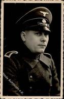 SS Portrait Soldat Uniform Foto-Karte I-II - Guerre 1939-45