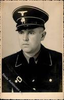 SS Portrait Soldat Uniform Foto-Karte I-II - Guerra 1939-45