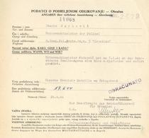 SS Verleihungsurkunde Kroatien Eiserne Zvonimir-Medaille Am Kriegsband Unterschrift SS Sturmbandführer Uhlenberger I-II - Weltkrieg 1939-45