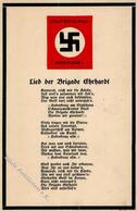 SS WK II - DEUTSCHLAND ERWACHE! - SS-Liedkarte Der BRIGADE EHRHARDT I - Weltkrieg 1939-45