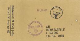 SS WK II - SS-Feldpostbrief 11.1.44  - D. LEIBSTANDARTE SS Adolf Hitler I-II - War 1939-45