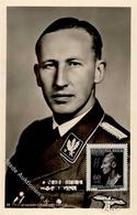 SS WK II Heydrich Obergruppenführer PH 1172a Foto-Karte I- - Weltkrieg 1939-45