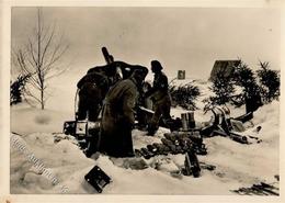 SS WK II Unsere Waffen SS Artillerie Im Osten Foto AK I-II - War 1939-45