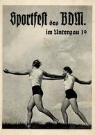 BDM WK II - BDM-SPORTFEST Im Untergau 19 I-II - Weltkrieg 1939-45