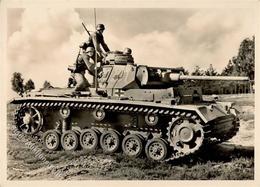 Panzer (WK II) WK II SS Kriegsberichter Slawik Foto AK I-II Réservoir - Oorlog 1939-45