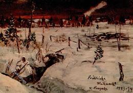 Weihnacht Im Feld WK II 1943 I-II (Eckbug) - Guerra 1939-45