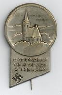 WK II Anstecknadel Oberursel (6370) Nationales Wehrsport Schießen I-II - Guerre 1939-45