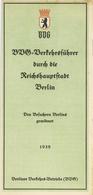 WK II BVG Verkehrsführer Durch Die Reichshauptstadt Berlin 1939 I-II - Weltkrieg 1939-45