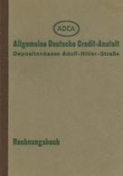 WK II Dokumente Rechnungsbuch Allgemeine Deutsche Credit Anstalt I-II - Guerre 1939-45