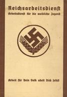 WK II Dokumente Reichsarbeitsdienst 1 Arbeitsdienstpass I-II - War 1939-45