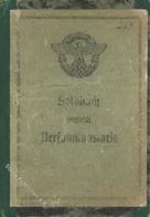 WK II Dokumente Soldbuch Eintrag Winterschlachtmedaille, Kraftfahrbewährungsabzeichen Und Kriegsverdienstkreuz II. Kl. M - War 1939-45