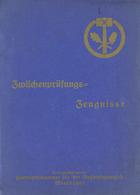 WK II Dokumente Zwischenprüfungs Zeugnis Handwerkskammer Wiesbaden1937 I-II - Guerre 1939-45