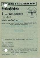 WK II Einkaufsschein 1 Cbm Nadel-Schnittholz I-II - War 1939-45