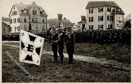 WK II Fahnenweihe Foto AK I-II - Weltkrieg 1939-45