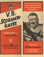 WK II Frankfurt (6000) V. B. Straßenkarte II - Weltkrieg 1939-45