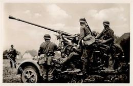 WK II Geschütze Foto AK I-II - Guerre 1939-45