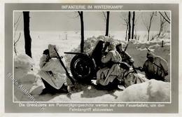 WK II Geschütze Infanterie Foto AK I-II - War 1939-45