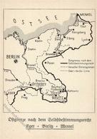 WK II Ostgrenze Nach Selbstbestimmungsrecht Eger-Bielitz-Memel WK II I-II - Guerre 1939-45