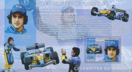 Automobile - Formule 1 - CONGO 2006 - Pilotes F1 : RAIKKONEN - MONTOYA - SCHUMACHER - ALONSO 4 Blocs - Cars