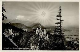 Aufgehende Sonne WK II - Heilgruß Vom Schloß NEUSCHWANSTEIN I - War 1939-45