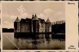 Aufgehende Sonne WK II Flensburg WK II Schloss Glücksburg Foto AK I-II - Guerre 1939-45