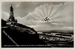 Aufgehende Sonne WK II Rüdesheim  (6220) WK II Niederwalddenkmal Foto AK I-II - War 1939-45