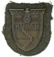 WK II Orden MILITARIA - ORDEN - KUBAN-Schild 1943 I-II - War 1939-45