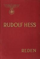 BUCH WK II - RUDOLF HESS - REDEN - 269 Seiten, NSDAP Verlag Eher 1937 I-II - Guerra 1939-45