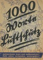 Buch WK II 1000 WOrte Luftschutz Hrsg. Präsidium Des Reichsluftschutzbundes 1938 48 Seiten Div. Abbildungen II (Einrisse - Guerre 1939-45