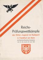 Buch WK II Broschüre Reichs Prüfungswettkämpfe Der Hitler-Jugend Im Radsport 1942 II - Guerra 1939-45