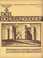 Buch WK II Der Schulungsbrief III. Jahrgang 1936 Sammelbinder Mit 12 Heften II (altersbedingte Gebrauchsspuren) - Weltkrieg 1939-45