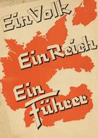 Buch WK II Ein Volk Ein Reich Ein Führer 13 Seiten Abbildungen II (fleckig) - War 1939-45