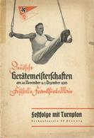 Buch WK II Frankfurt (6000) Deutsche Gerätemeisterschaften 1935 Festfolge Mit Turnplan 20 Seiten Einige Abbildungen II ( - War 1939-45