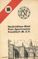 Buch WK II Frankfurt (6000) Nachrichtenblatt Post-Sportverein E. V. 1937 24 Seiten Viele Abbildungen II - Guerre 1939-45